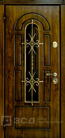 Фото «Дверь с ковкой №11»