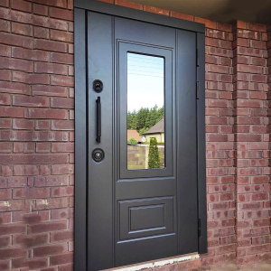 Элитная дверь входная в коттедж - фото